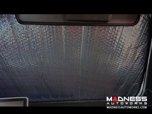 Mazda Miata MX-5 Windshield Sunshade/ Reflector - BlackOut Sunshade - Roll Up Mazda Miata MX-5 Windshield Sunshade/ Reflector - BlackOut Sunshade - Roll Up